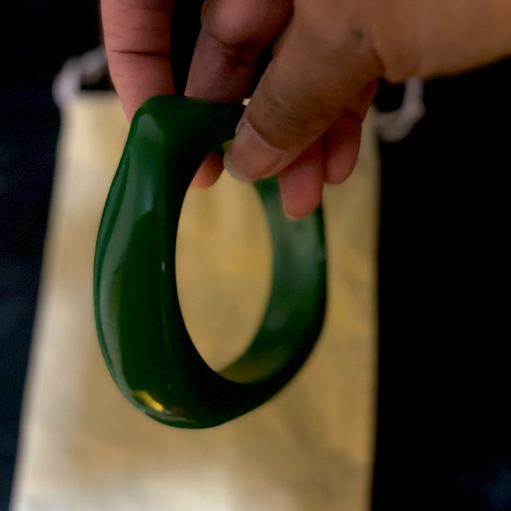 Green Resin Bracelet